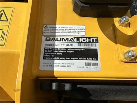 used baumalight trl620d for sale